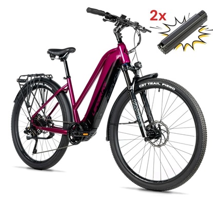 Picture of ELEKTRIČNO KOLO LF BARNET TREKING  28" LADY + BATERIJA DODATNO